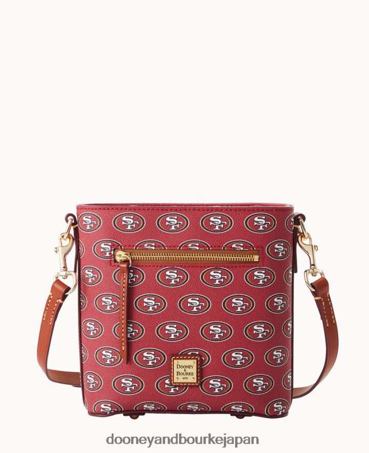 Dooney & Bourke NFL 49ers スモール ジップ クロスボディ 49ers バッグ T6X2XP1752