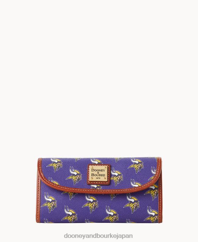 Dooney & Bourke NFLコンチネンタルクラッチ A4V004353 アクセサリー ヴァイキング