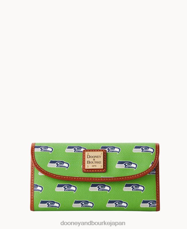 Dooney & Bourke NFLコンクラッチ A4V004375 アクセサリー シーホークス