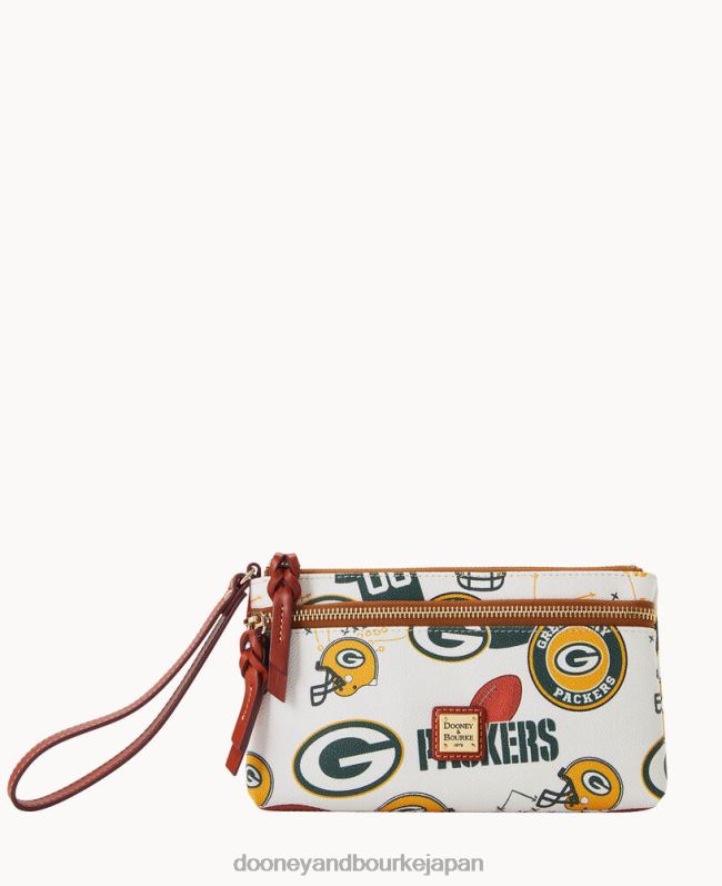 Dooney & Bourke NFLパッカーズのダブルジップリストレット A4V004581 アクセサリー グリーンベイパッカーズ