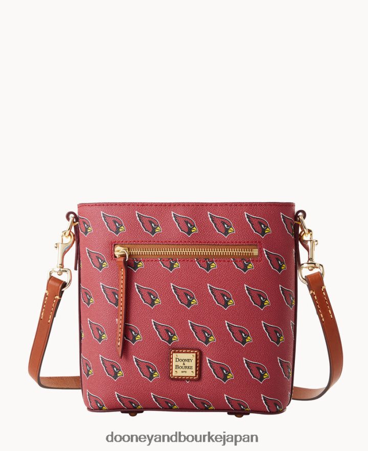 Dooney & Bourke NFL AZ スモール ジップ クロスボディ 枢機卿 バッグ T6X2XP1756