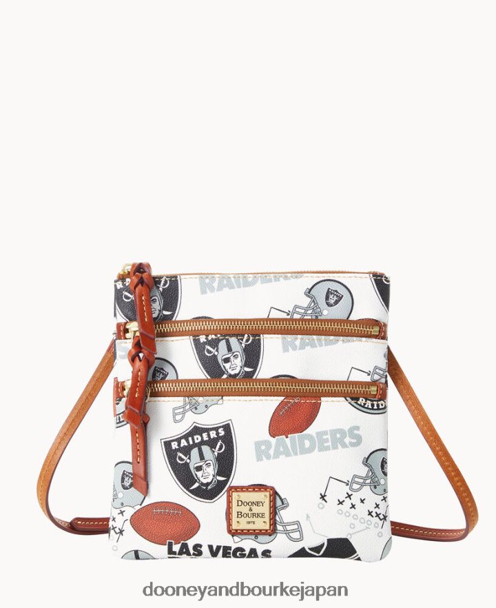 Dooney & Bourke NFL NS トリプル ジップ クロスボディ 襲撃者 バッグ T6X2XP1768