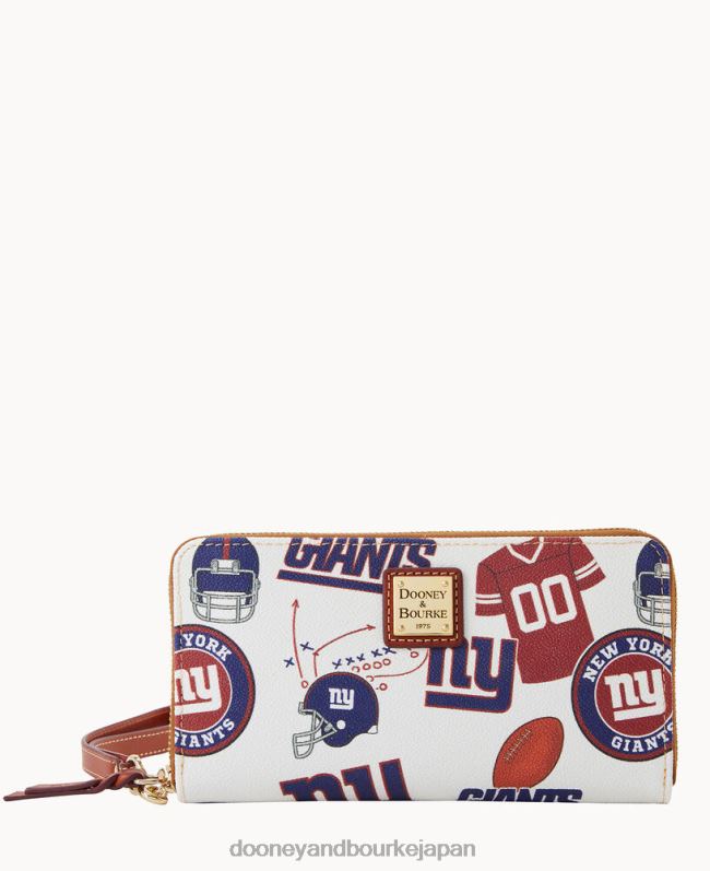 Dooney & Bourke NFL NY ラージ ジップ アラウンド リストレット A4V004601 アクセサリー 巨人