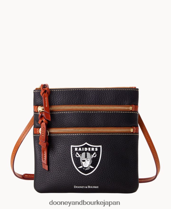 Dooney & Bourke NFL トリプルジップ クロスボディ 襲撃者 バッグ T6X2XP1722