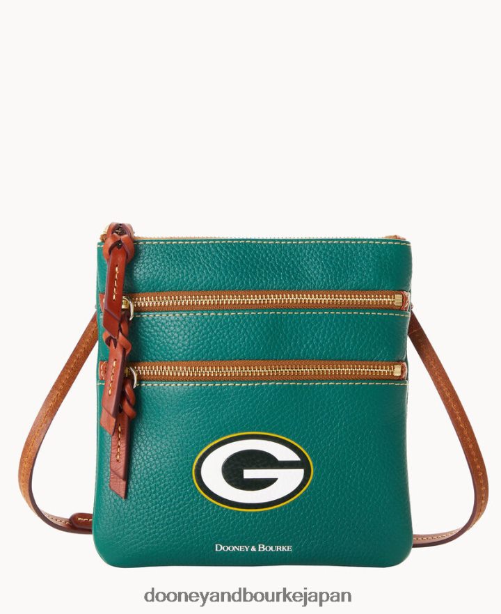 Dooney & Bourke NFL トリプルジップ クロスボディ パッカー バッグ T6X2XP1726