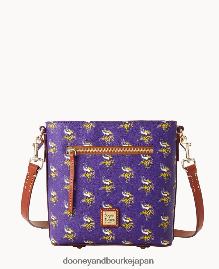 Dooney & Bourke NFL スモール ジップ クロスボディ ヴァイキング バッグ T6X2XP1727