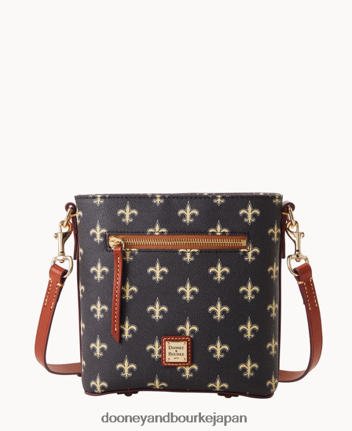 Dooney & Bourke NFL スモール ジップ クロスボディ 聖人 バッグ T6X2XP1733