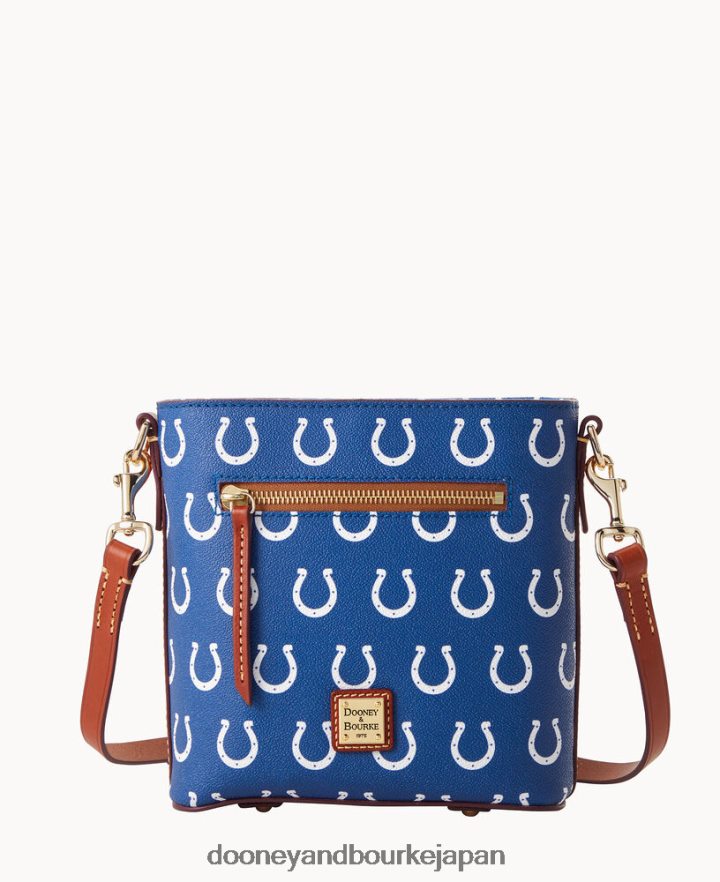 Dooney & Bourke NFL スモール ジップ クロスボディ コルツ バッグ T6X2XP1755