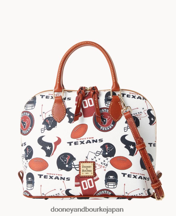 Dooney & Bourke NFL ジップ ジップ サッチェル テキサス人 バッグ T6X2XP277