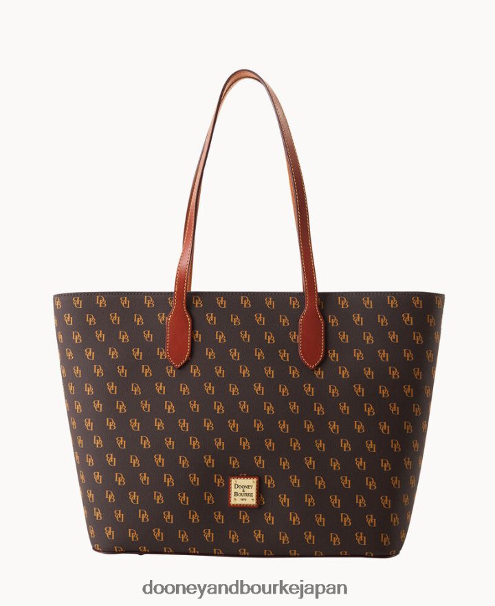 Dooney & Bourke グレッタ ラージ トート ブラウントモロ バッグ T6X2XP1307