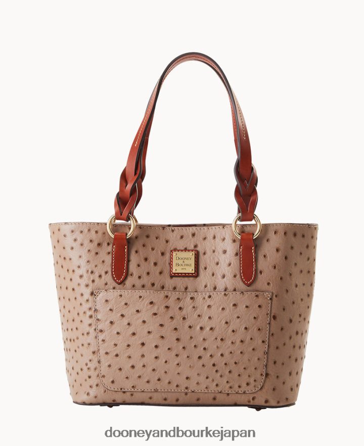 Dooney & Bourke オーストリッチ スモール グレッチェン トート ライトトープ バッグ T6X2XP1314