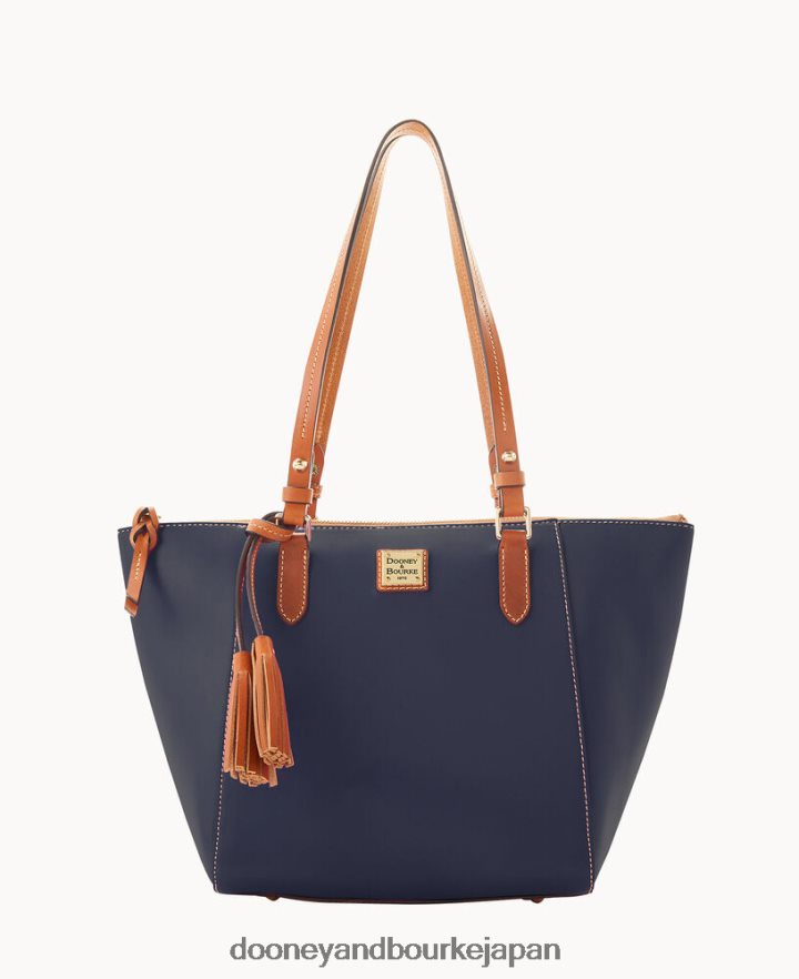 Dooney & Bourke ウェックスフォード レザー マキシン トート ミッドナイトブルー バッグ T6X2XP1336