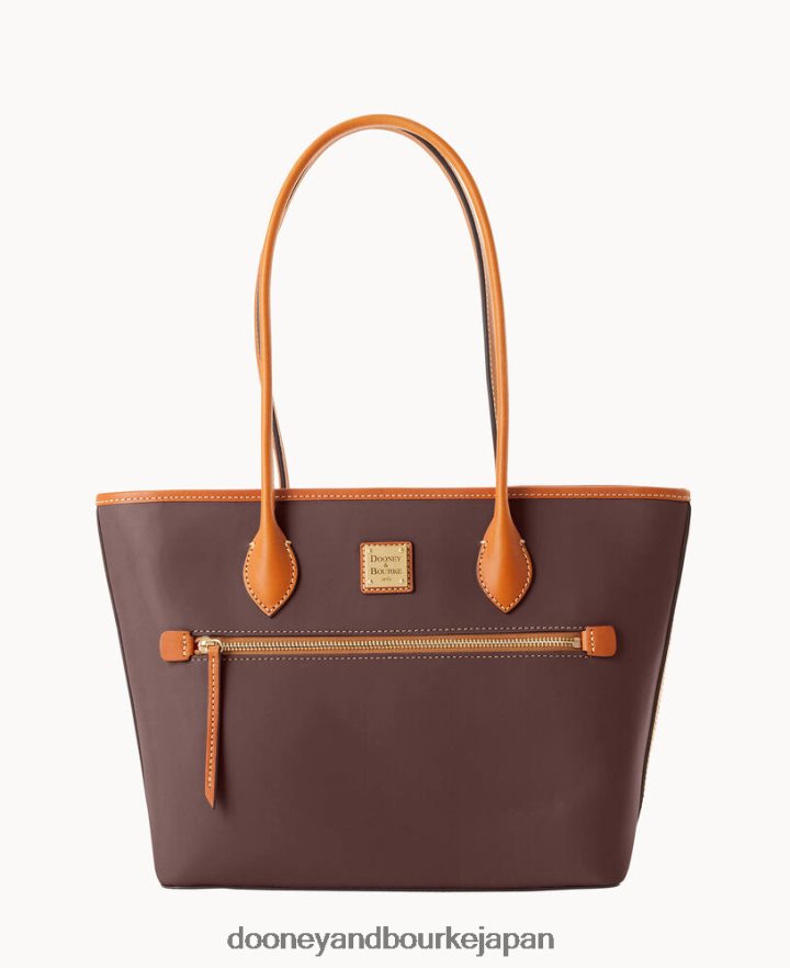 Dooney & Bourke ウェックスフォード レザートート 茶色 バッグ T6X2XP1364