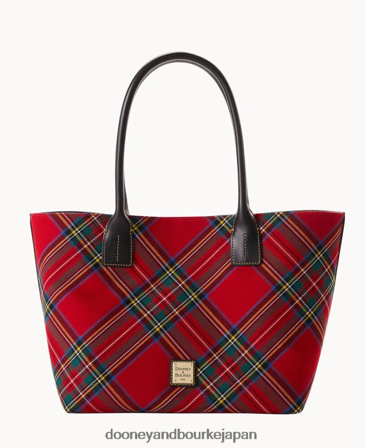 Dooney & Bourke タータンチェックの小さなラッセル 赤 バッグ T6X2XP1401