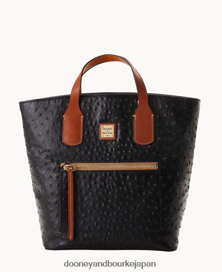 Dooney & Bourke ダチョウダーラショッパー 黒 バッグ T6X2XP1483