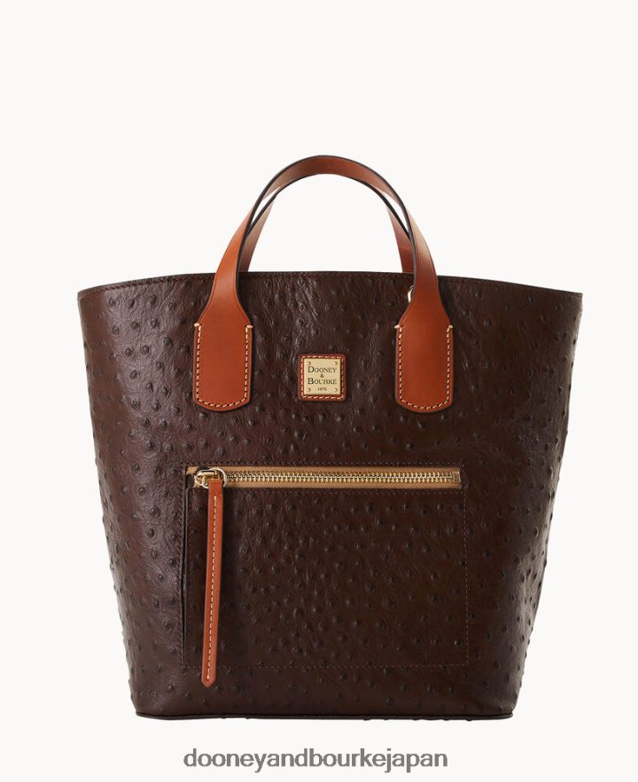 Dooney & Bourke ダチョウダーラショッパー ブラウントモロ バッグ T6X2XP1484