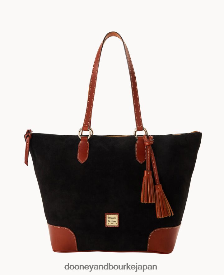 Dooney & Bourke スエードキャリアトート 黒 バッグ T6X2XP1486