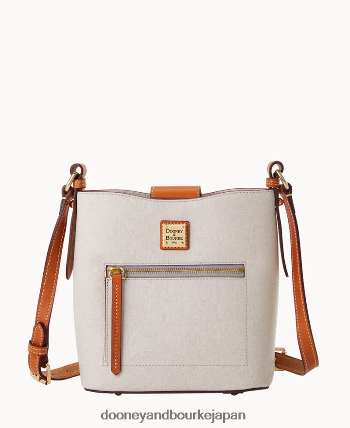 Dooney & Bourke サフィアーノ スモール リドリー 生成り バッグ T6X2XP1532