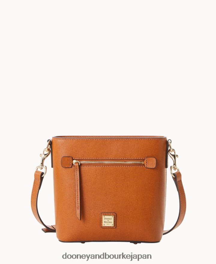 Dooney & Bourke サフィアーノ スモール ジップ クロスボディ 自然 バッグ T6X2XP1605