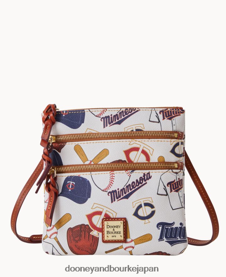 Dooney & Bourke mlb ns トリプル ジップ クロスボディ 双子 バッグ T6X2XP1822