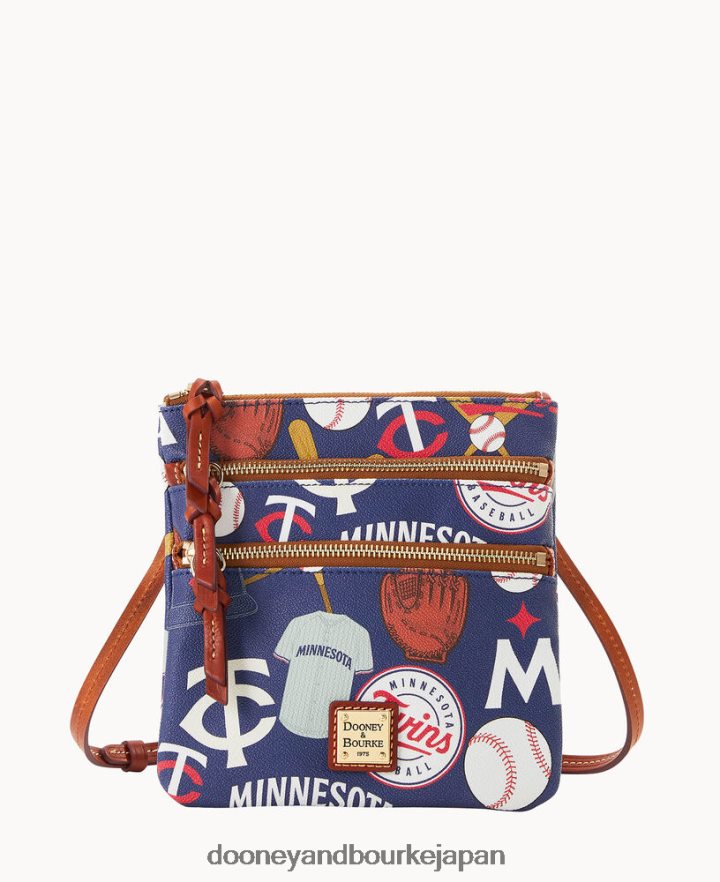 Dooney & Bourke mlb ns トリプル ジップ クロスボディ 双子 バッグ T6X2XP1823